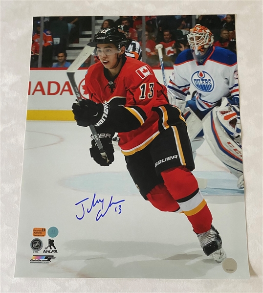 Johnny Gaudreau Autographed Calgary Flames 16x20 Photo