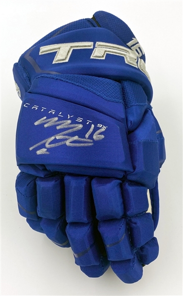 Mitch Marner Toronto Maple Leafs Signed Game Style True Pro Stock Hockey Glove