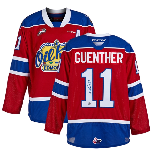 Dylan Guenther Autographed Edmonton Oil Kings CHL CCM Jersey