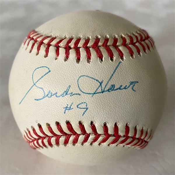 Gordie Howe Signed 1992 Official MLB World Series Baseball