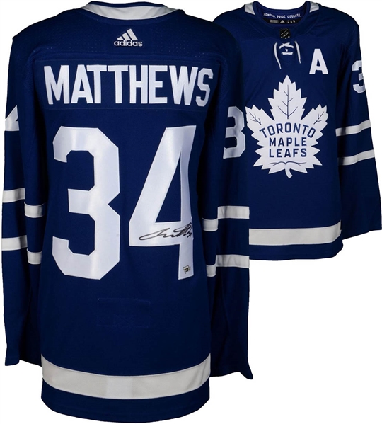 Auston Matthews Toronto Maple Leafs Autographed Adidas Jersey