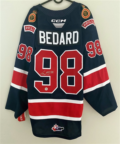 Connor Bedard Signed Regina Pats Official CCM CHL Jersey