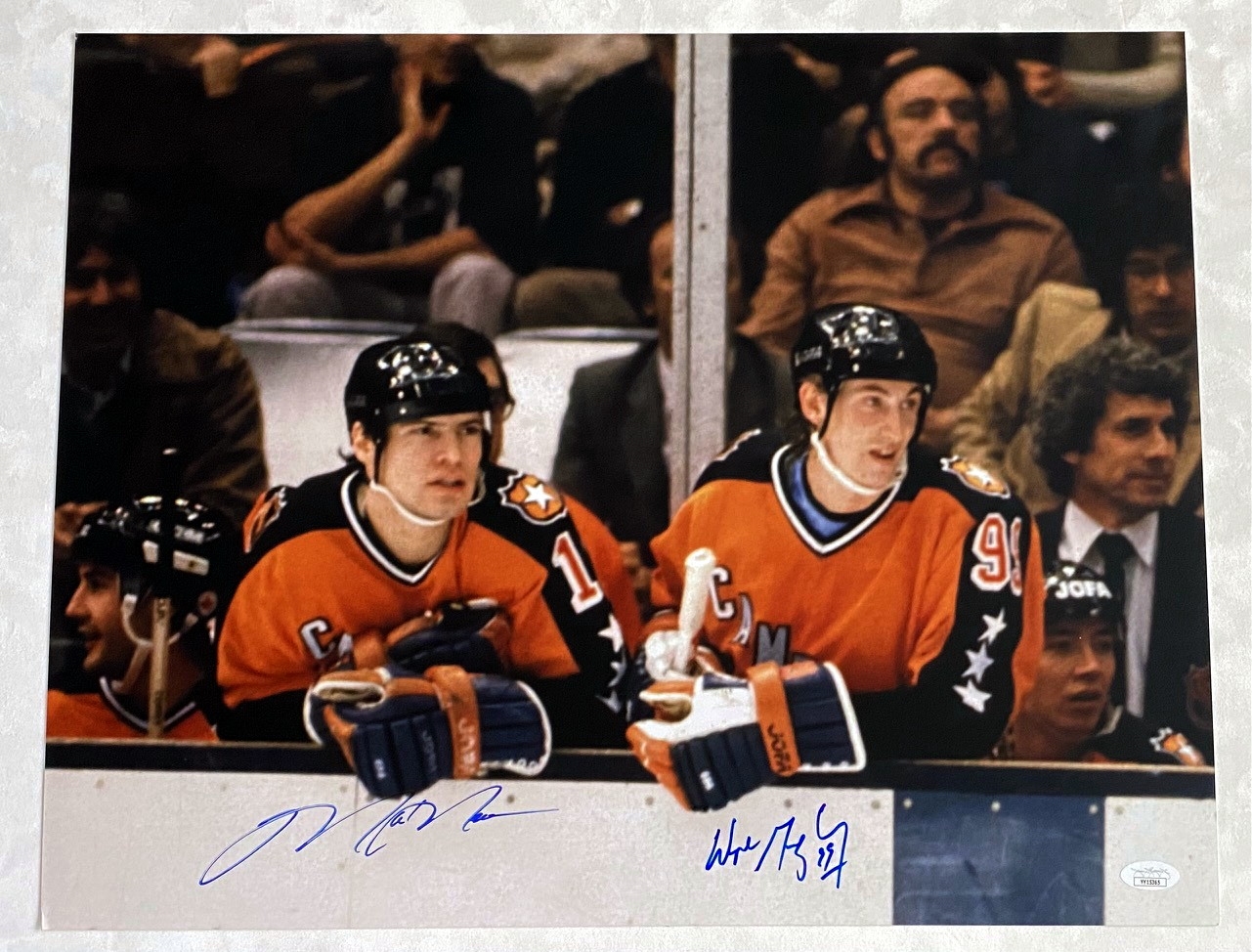 Grant Fuhr Signed HOF '03 Edmonton Orange Hockey Jersey (JSA)