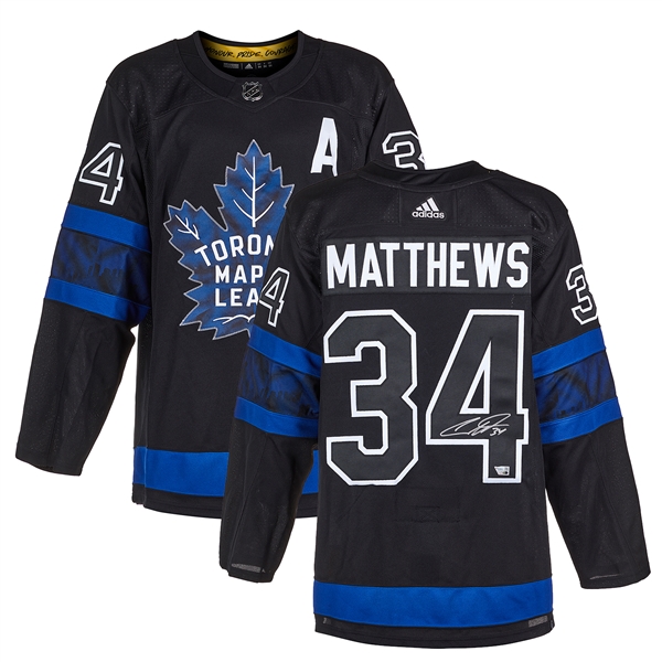 Auston Matthews Signed Toronto Maple Leafs Drew House Adidas Jersey