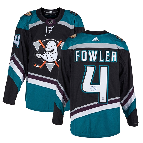 Cam Fowler Signed Anaheim Ducks Black Retro Third Adidas Jersey