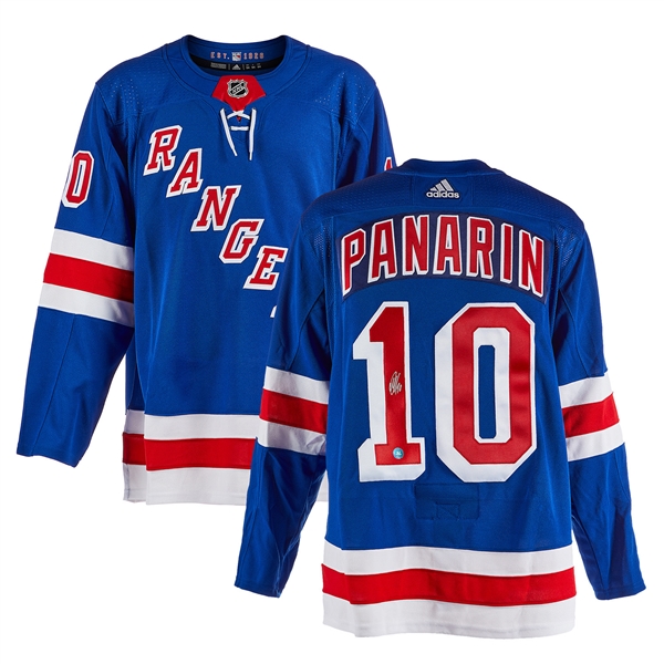 Artemi Panarin New York Rangers Autographed adidas Jersey