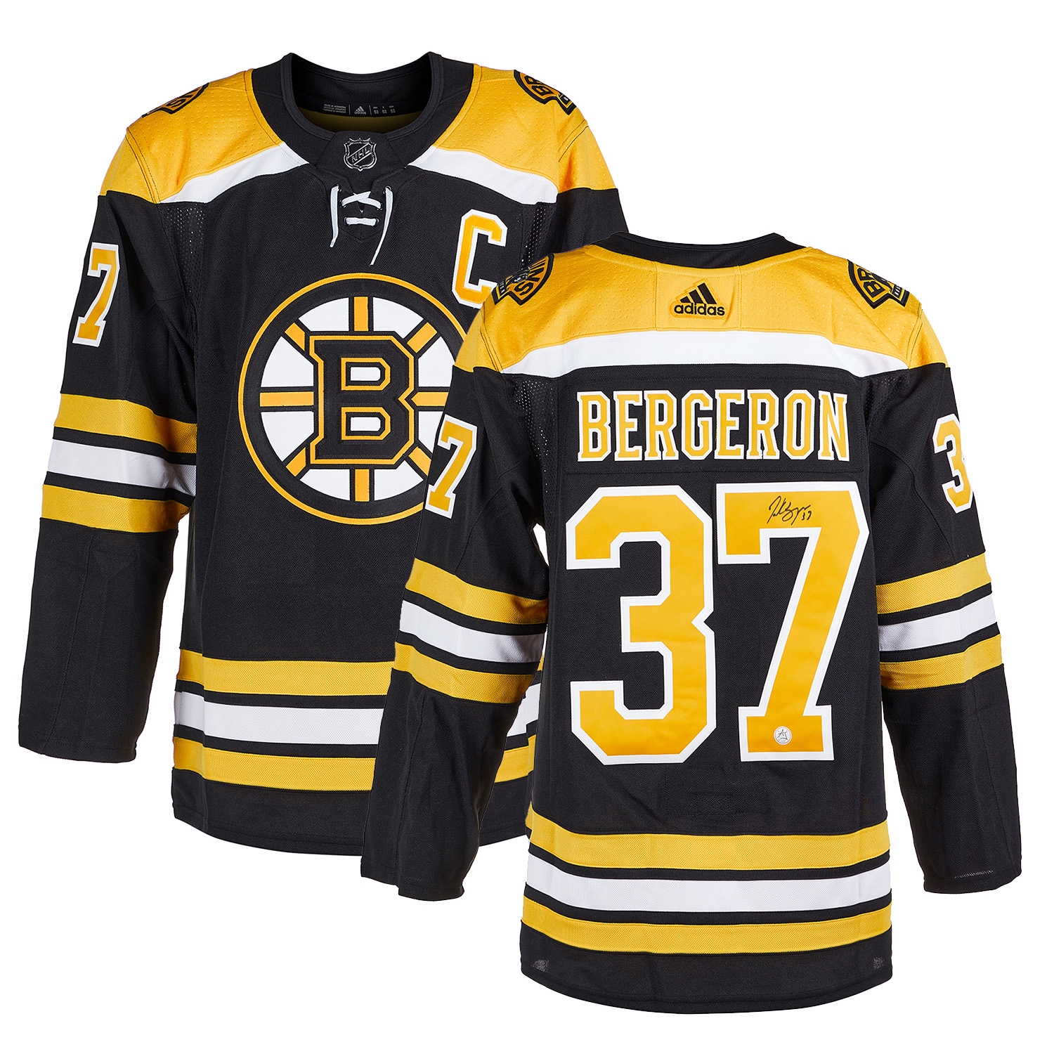 Patrice Bergeron Autographed Boston Bruins adidas Jersey