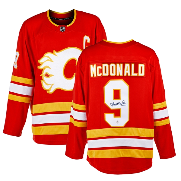 Lanny McDonald Autographed Calgary Flames Fanatics Jersey