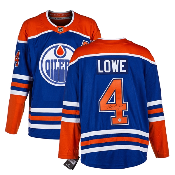 Kevin Lowe Edmonton Oilers Signed Alt Retro Fanatics Jersey