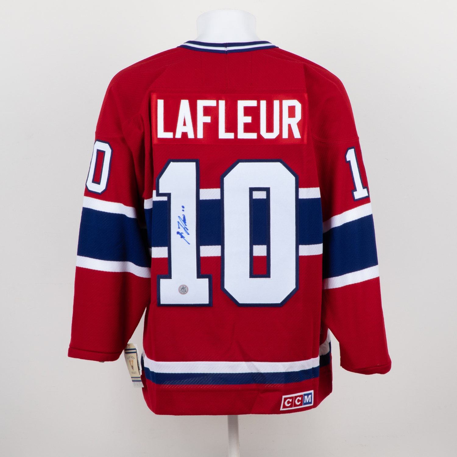 Guy Lafleur Autographed Montreal Canadiens Vintage CCM Jersey