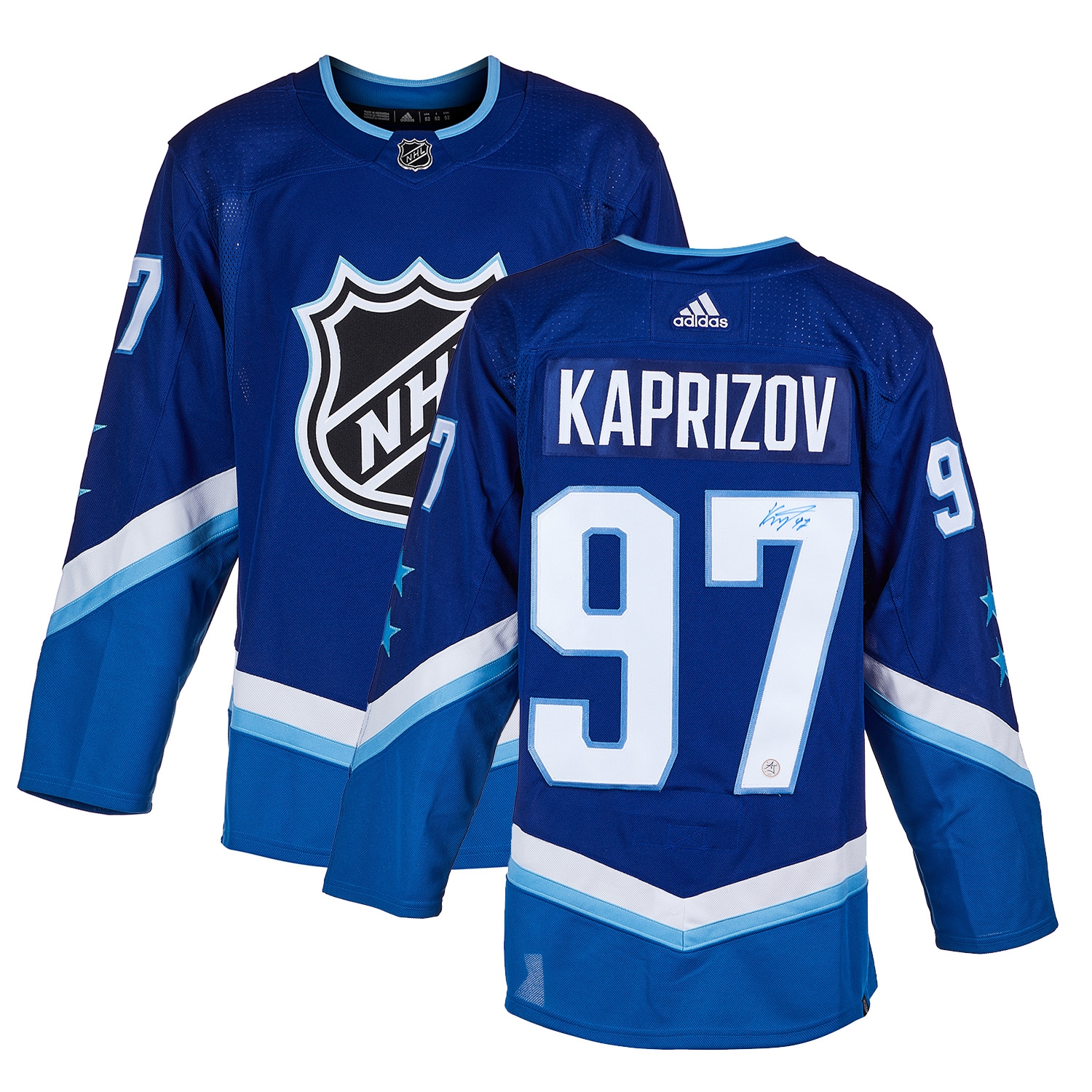 Kirill Kaprizov Signed 2022 NHL All-Star Game adidas Jersey