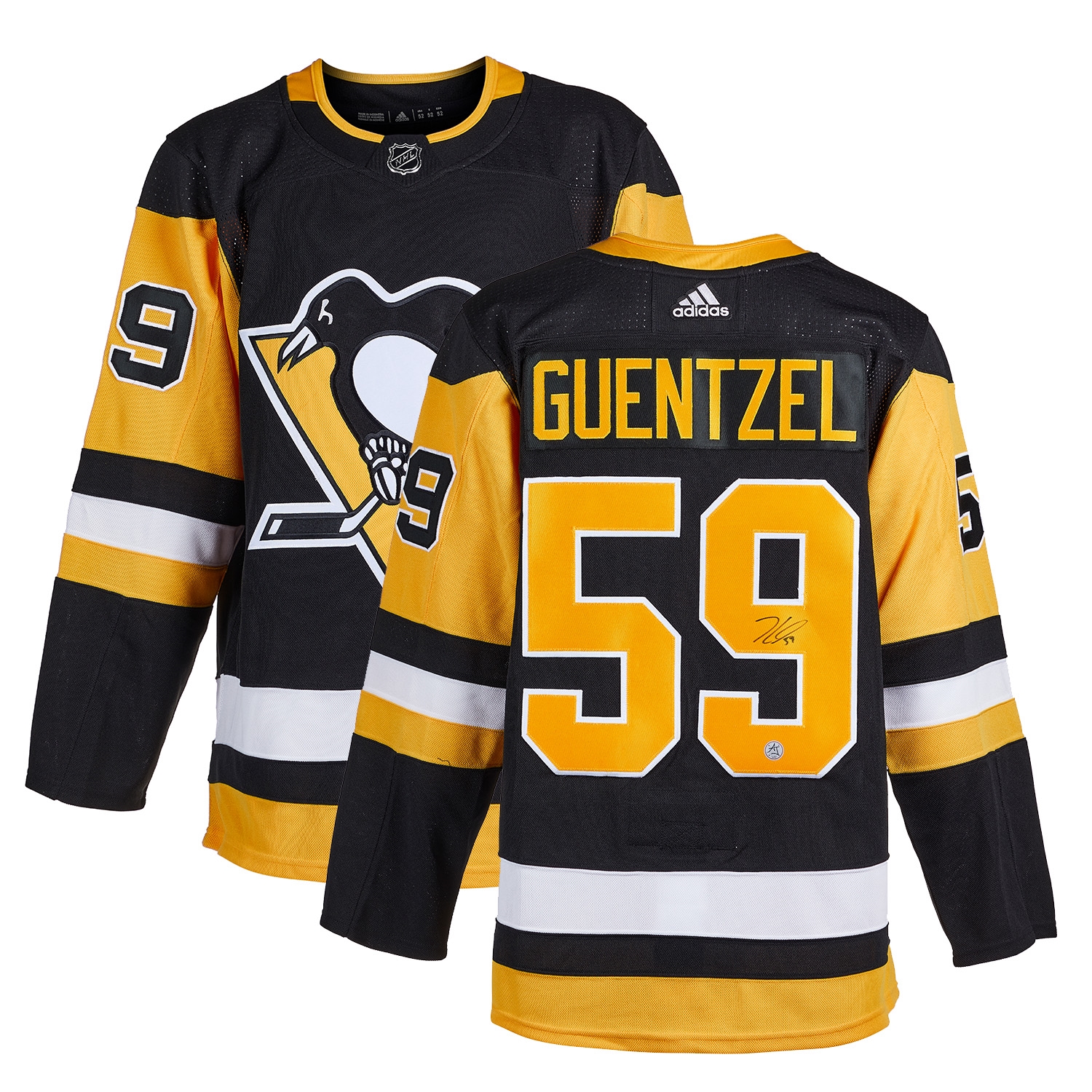 Jake Guentzel Autographed Pittsburgh Penguins adidas Jersey