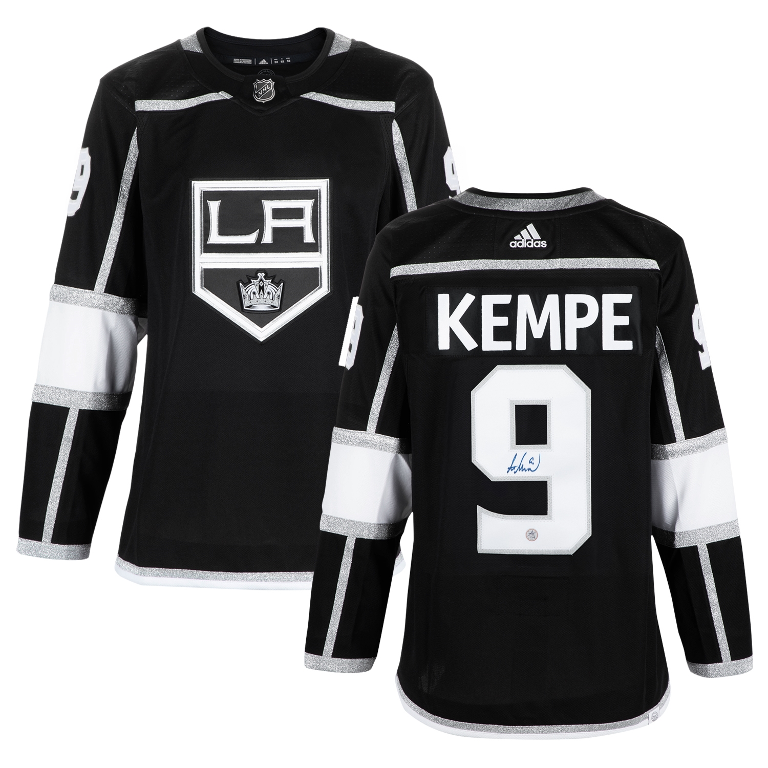 Adrian Kempe Autographed Los Angeles Kings adidas Jersey