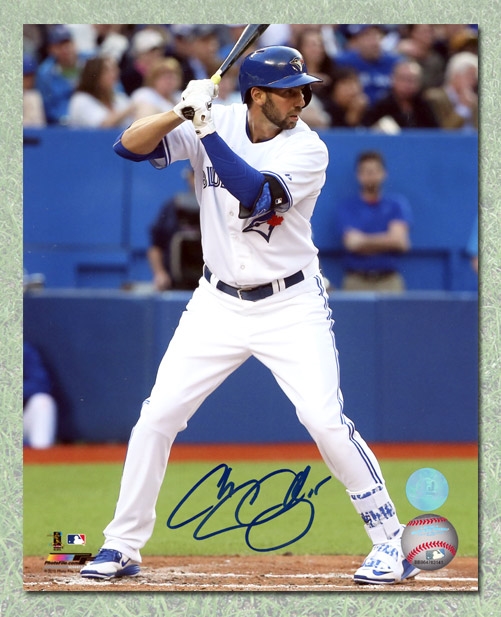 Chris Colabello Toronto Blue Jays Autographed Batting 8x10 Photo
