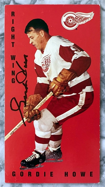 Gordie Howe Detroit Red Wings Signed 1994-95 Parkhurst Tall Boys Card #46