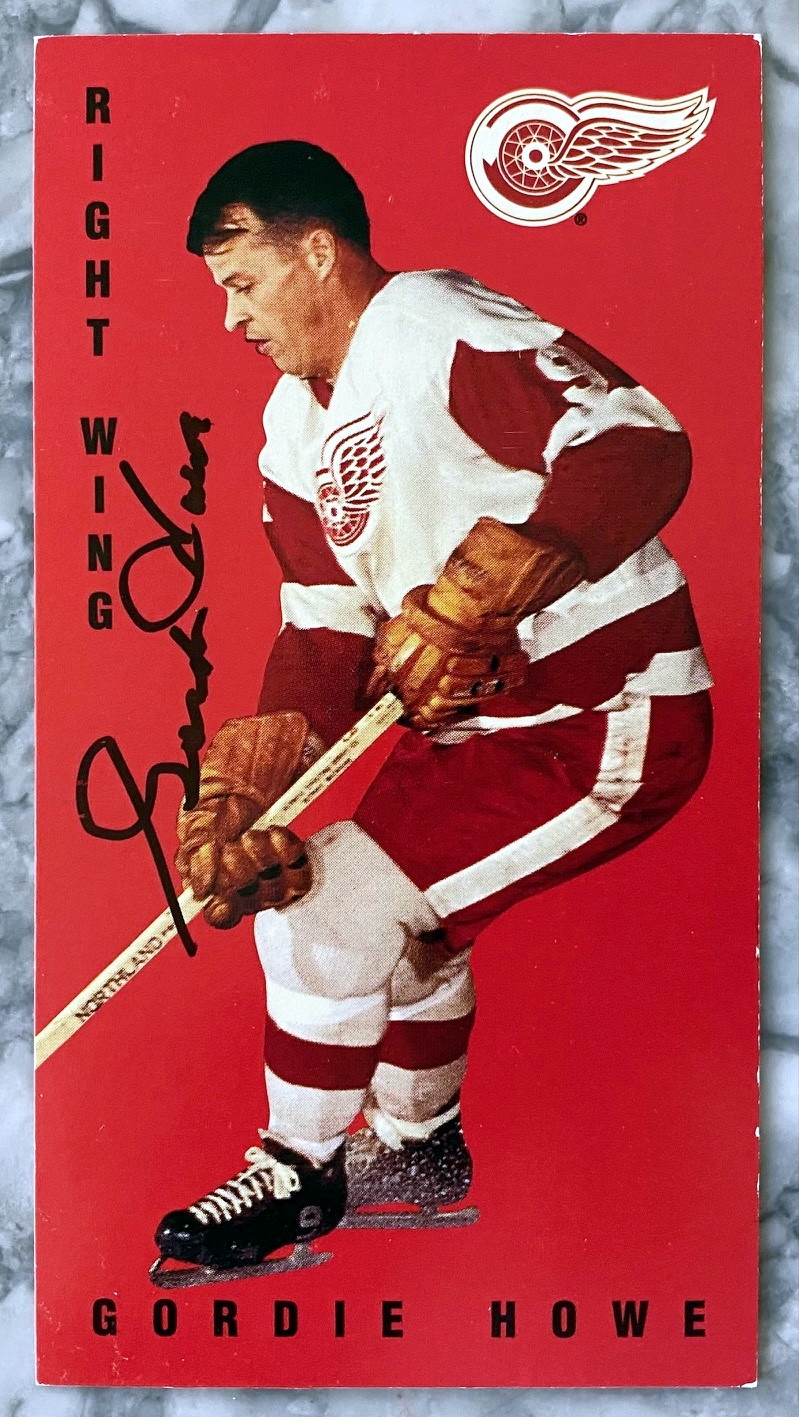 Gordie Howe Detroit Red Wings Signed 1994-95 Parkhurst Tall Boys Card #46