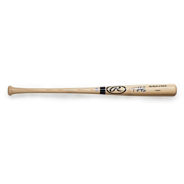 Teoscar Hernandez Signed Rawlings Blonde Big Stick Baseball Bat