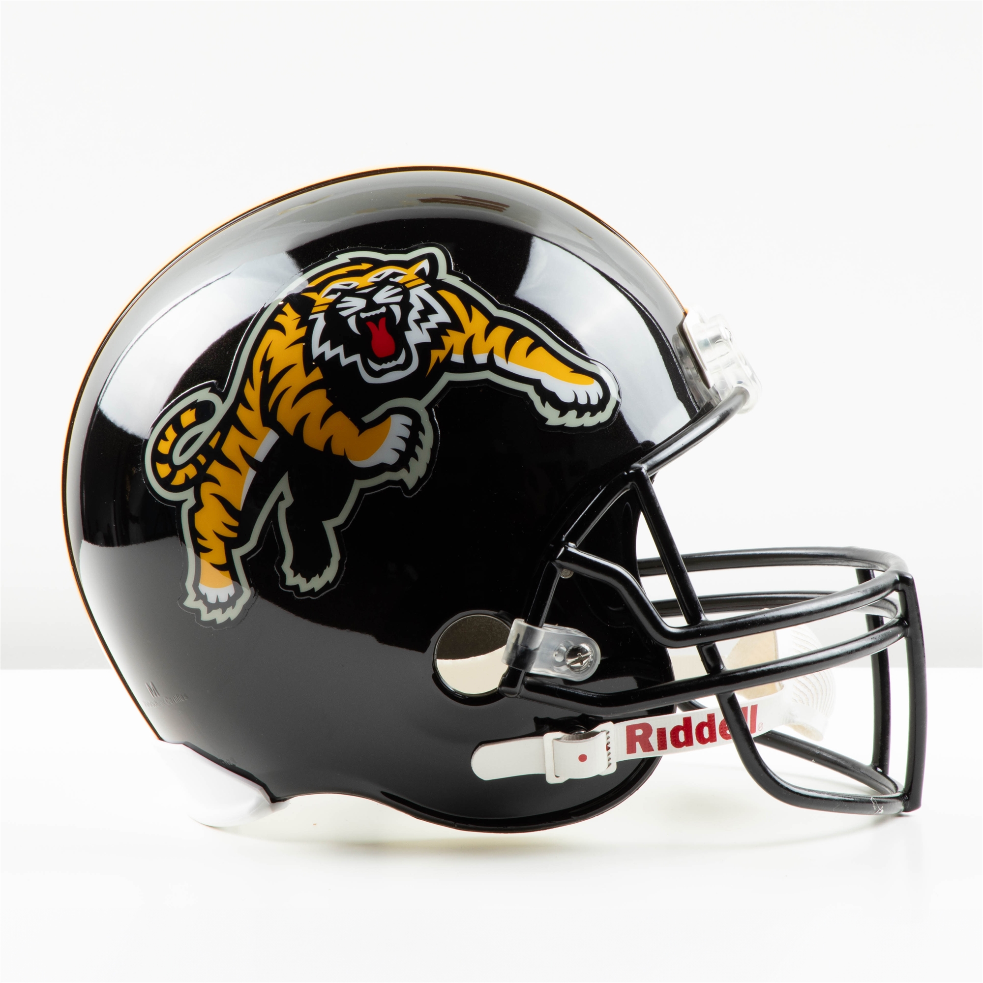 Hamilton Tiger Cats Unsigned Riddell Full Size CFL Replica Helmet