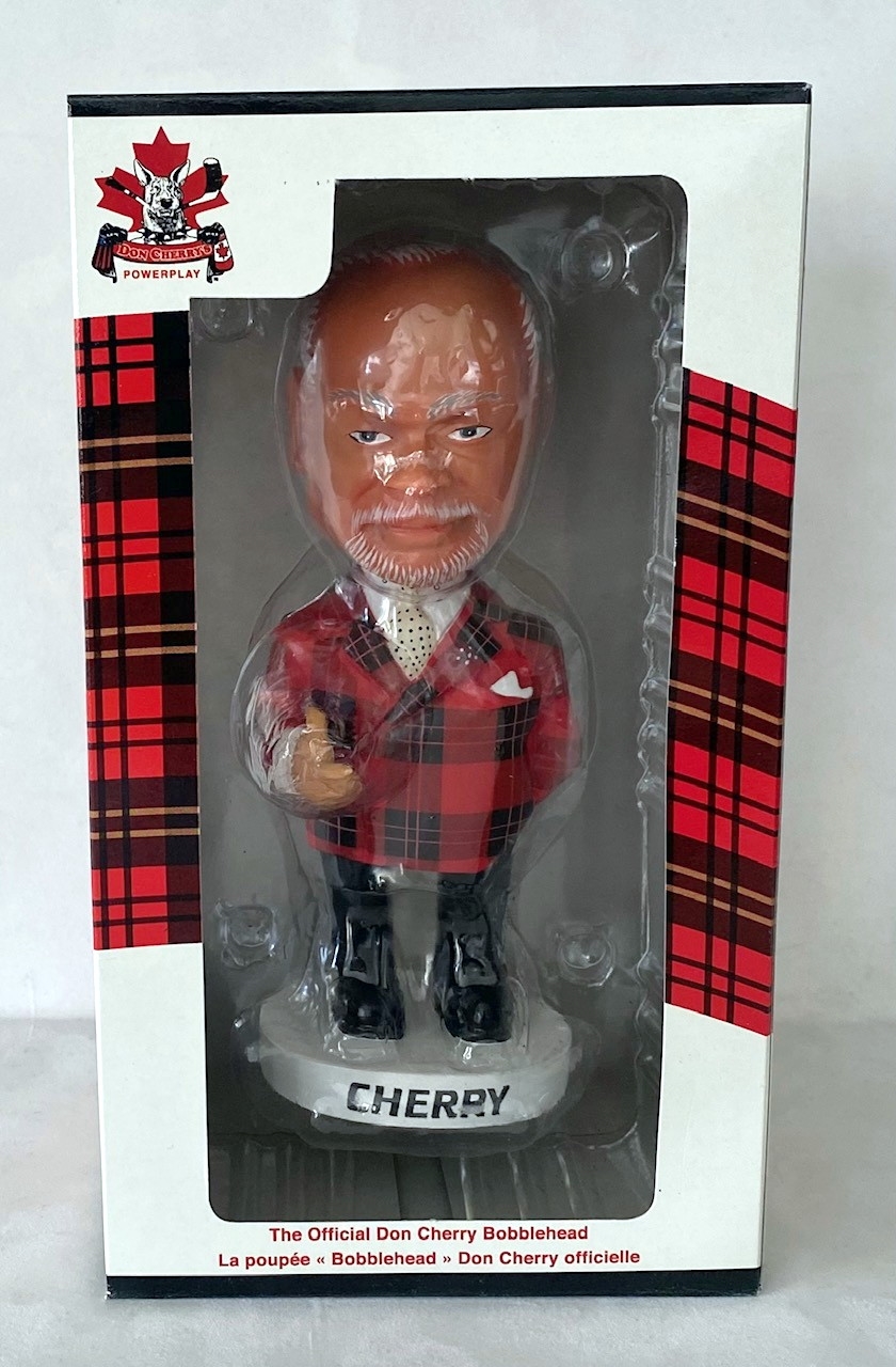 Don Cherry Personally Owned Official Don Cherry Bobblehead - New in Box