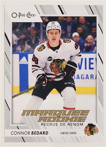 2023-24 O-Pee-Chee Marquee #582 Connor Bedard Rookie Card - MINT