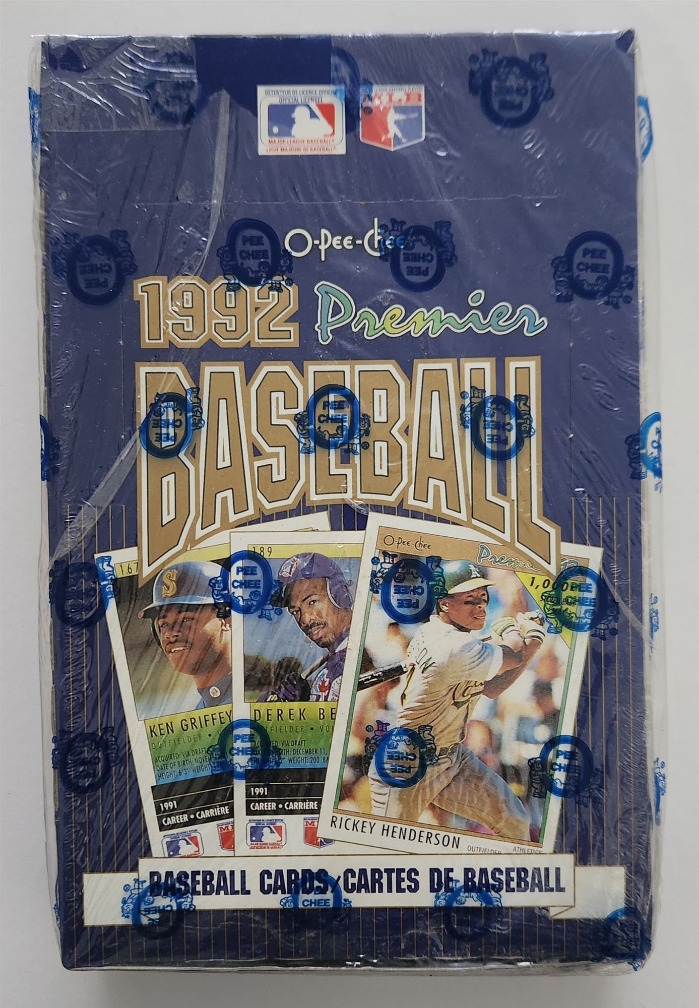 1992 O-Pee-Chee Premier Baseball Sealed Trading Card Box