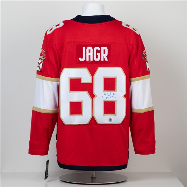 Jaromir Jagr Autographed Florida Panthers Fanatics Jersey