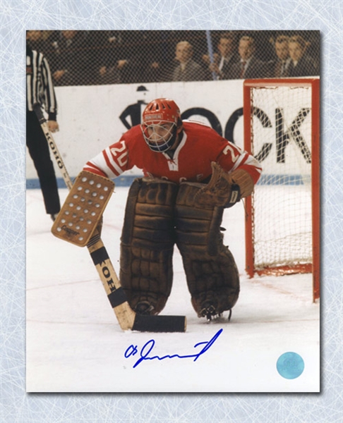 Vladislav Tretiak Soviet Russia Signed 1972 Summit Series 8x10 Photo