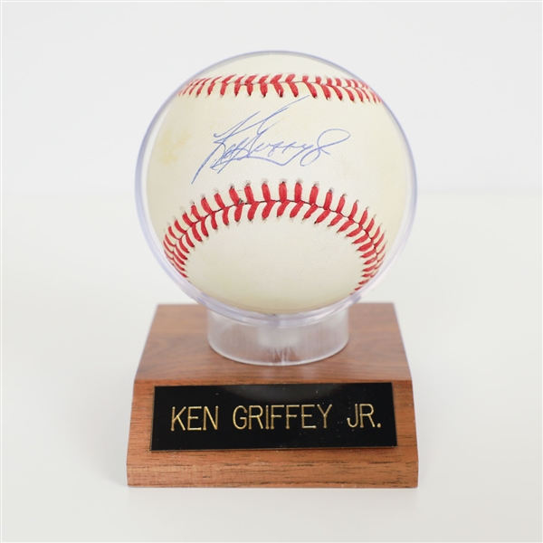 Ken Griffey Jr Autographed Rawlings Official MLB American League Baseball (JSA)