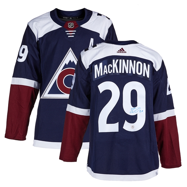 Nathan Mackinnon Signed Colorado Avalanche Alternate adidas Jersey