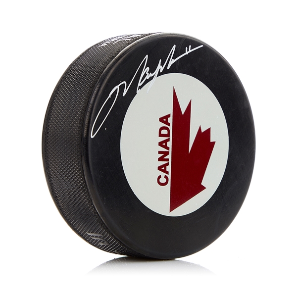 Mark Messier Team Canada Autographed Canada Cup Hockey Puck