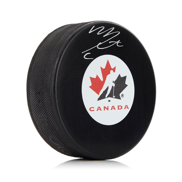 Mitch Marner Team Canada Autographed Hockey Puck