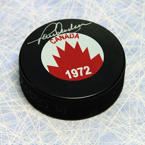 Paul Henderson Team Canada Autographed 1972 Summit Series Hockey Puck