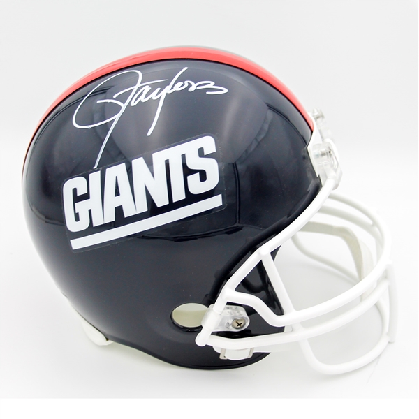 Lawrence Taylor Autographed New York Giants Riddell Full Size Replica Helmet