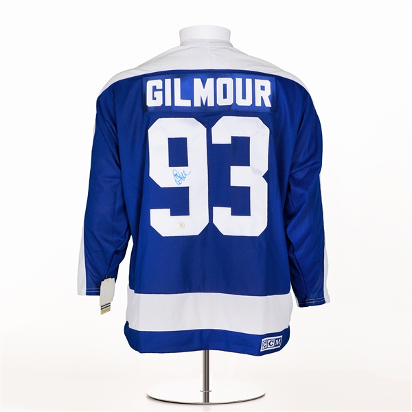 Doug Gilmour Autographed Toronto Maple Leafs Vintage CCM Jersey