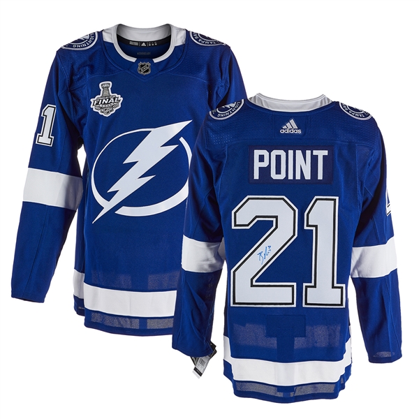 Brayden Point Signed Tampa Bay Lightning 2020 Stanley Cup adidas Jersey