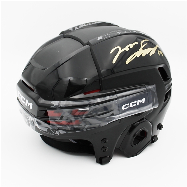 Jason Spezza Autographed Black CCM Hockey Helmet