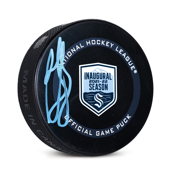 Ron Francis Autographed Seattle Kraken Inaugural Season Official Game Puck