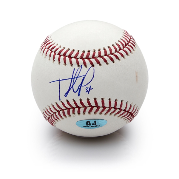 Teoscar Hernandez Autographed Rawlings MLB Official Major League Baseball