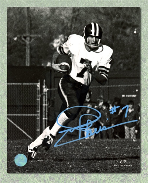 Joe Theismann Autographed Toronto Argonauts Rushing 8x10 Photo