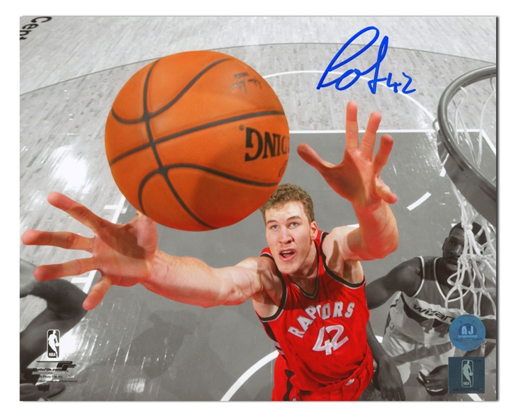 Jakob Poeltl Autographed Toronto Raptors 8x10 Photo