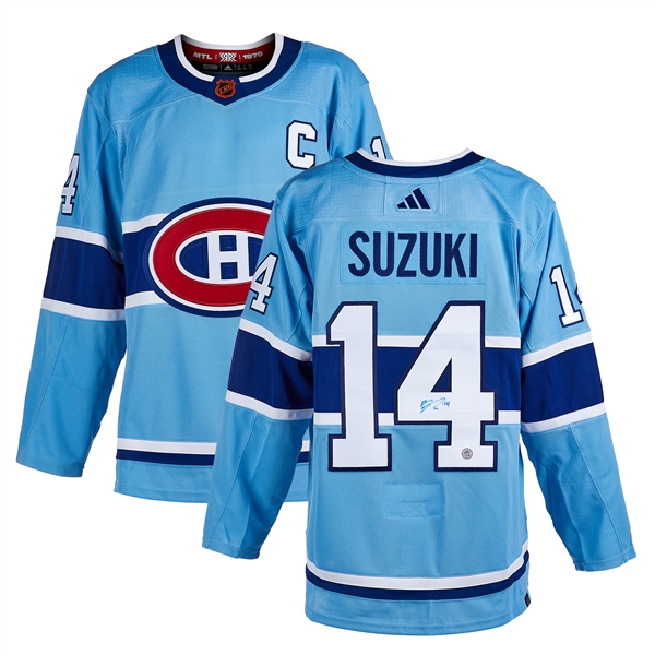 Nick Suzuki Signed Montreal Canadiens Reverse Retro 2.0 adidas Jersey