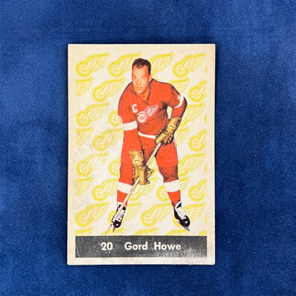 1961-62 Parkhurst #20 Gordie Howe Hockey Card - VG Condition