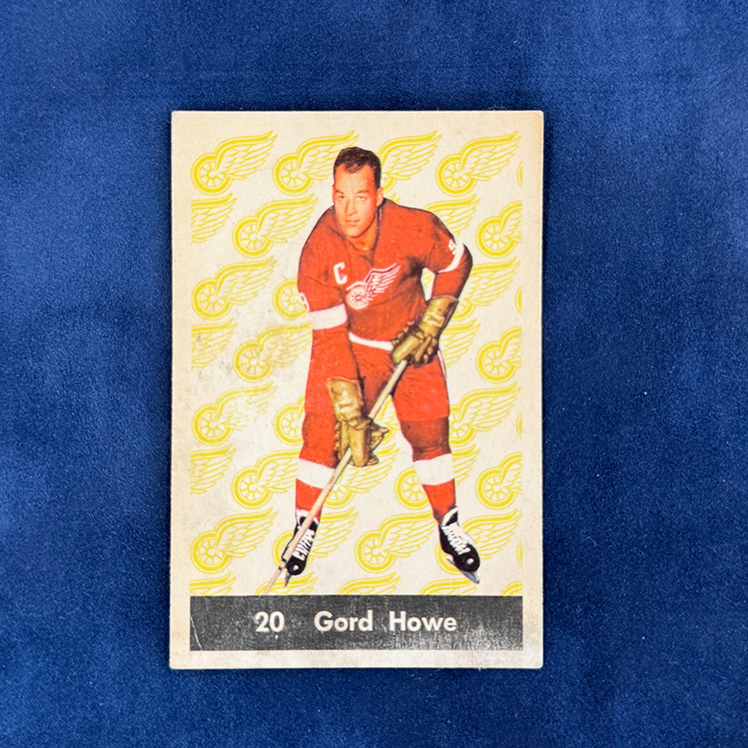 1961-62 Parkhurst #20 Gordie Howe Hockey Card - VG Condition