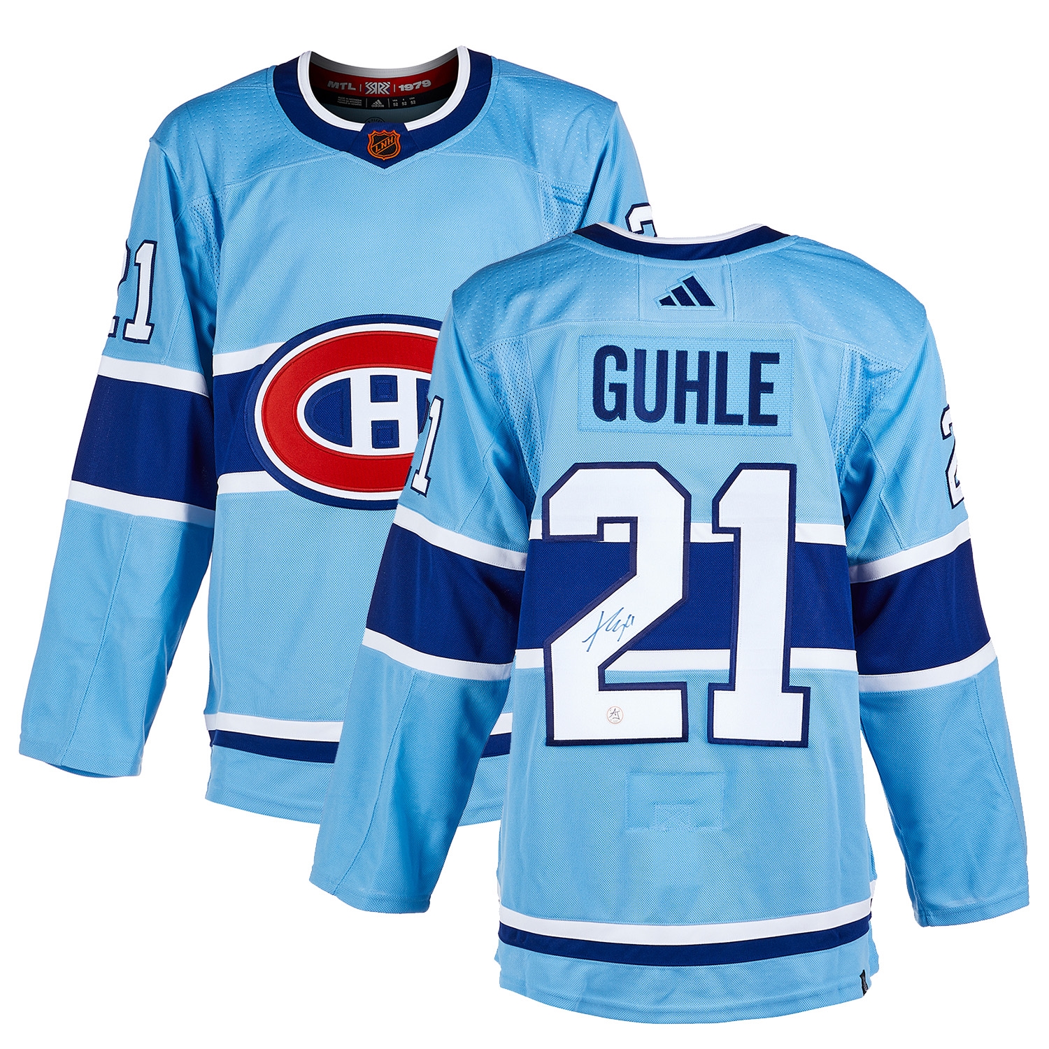 Kaiden Guhle Signed Montreal Canadiens Reverse Retro 2.0 adidas Jersey