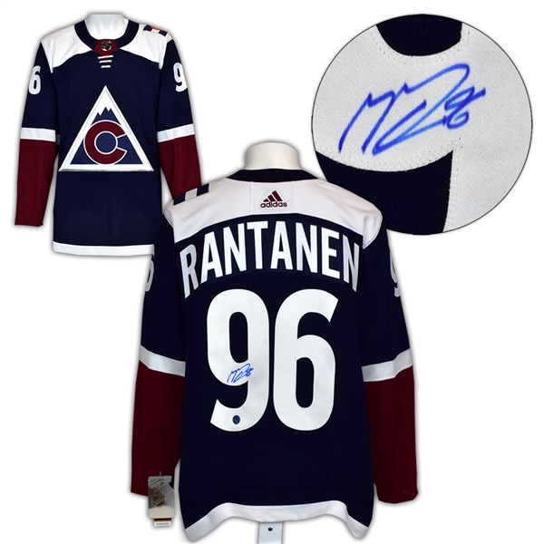 Mikko Rantanen Signed Colorado Avalanche Alternate adidas Jersey