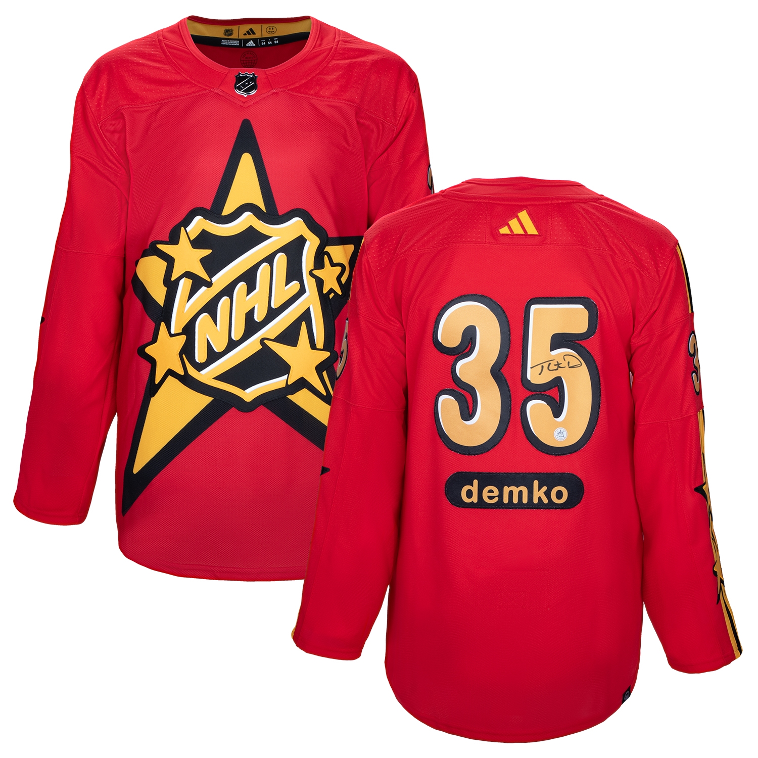 Thatcher Demko Signed 2024 NHL All-Star Game adidas Jersey