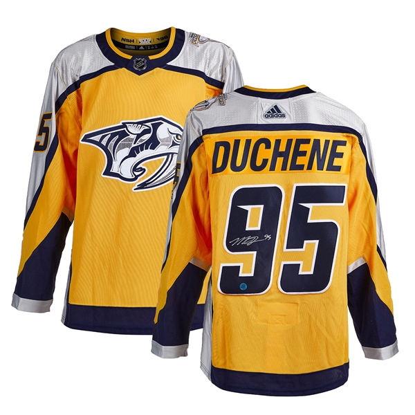 Matt Duchene Signed Nashville Predators Reverse Retro adidas Jersey