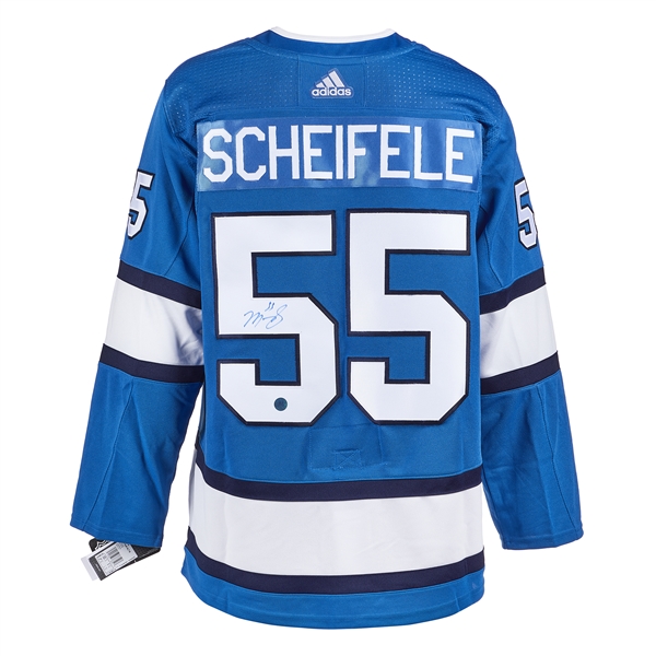 Mark Scheifele Signed Winnipeg Jets Aviator Alternate adidas Jersey