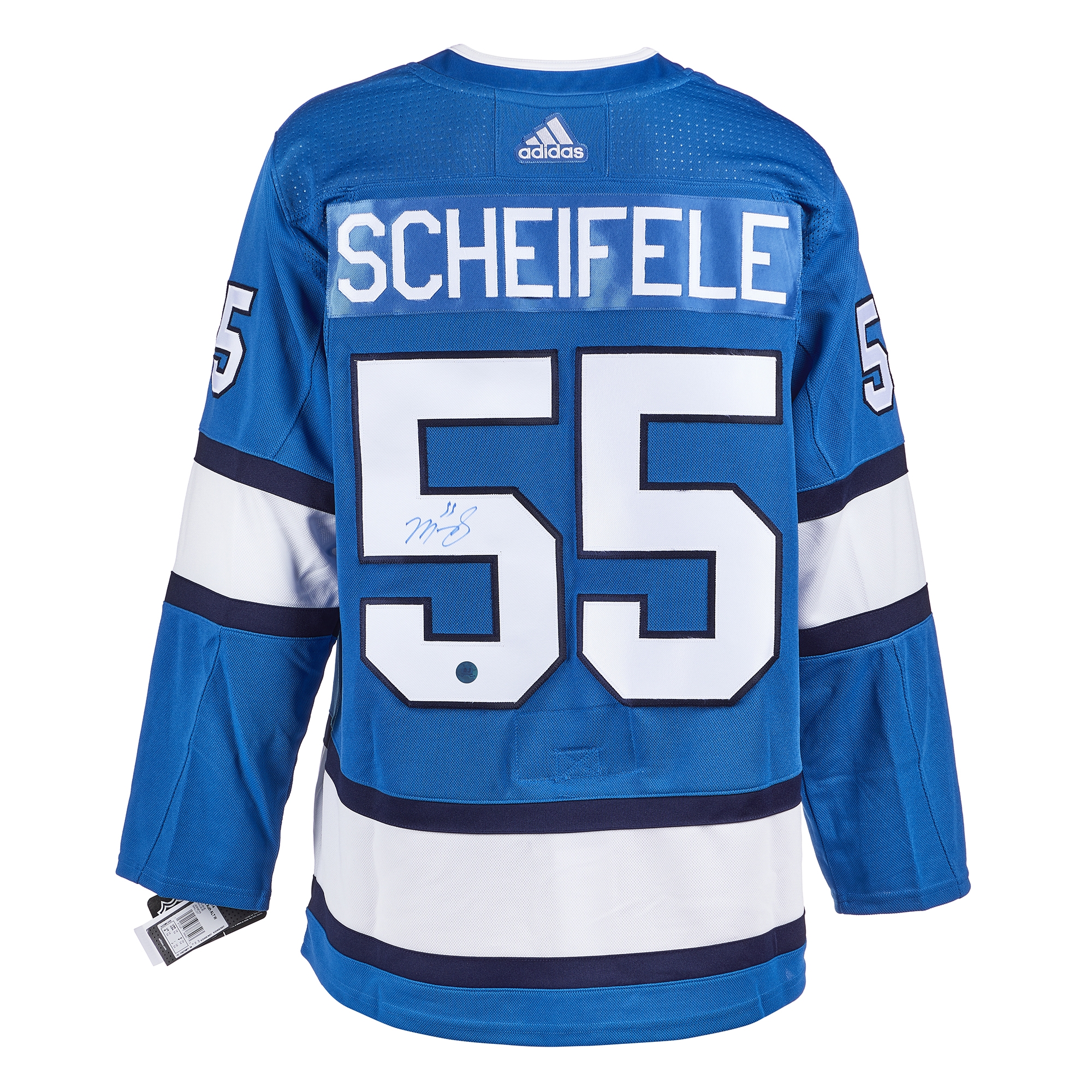 Mark Scheifele Signed Winnipeg Jets Aviator Alternate adidas Jersey