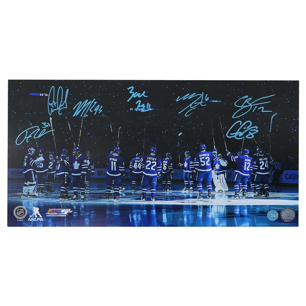 Toronto Maple Leafs Centennial Opening Night Team Signed 10x19 Photo